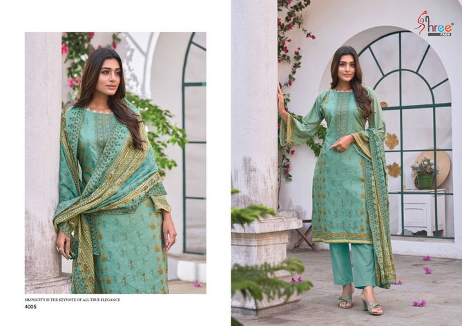 Bin Saeed Lawn Collection Vol 4 By Shree Cotton Salwar Suits Catalog